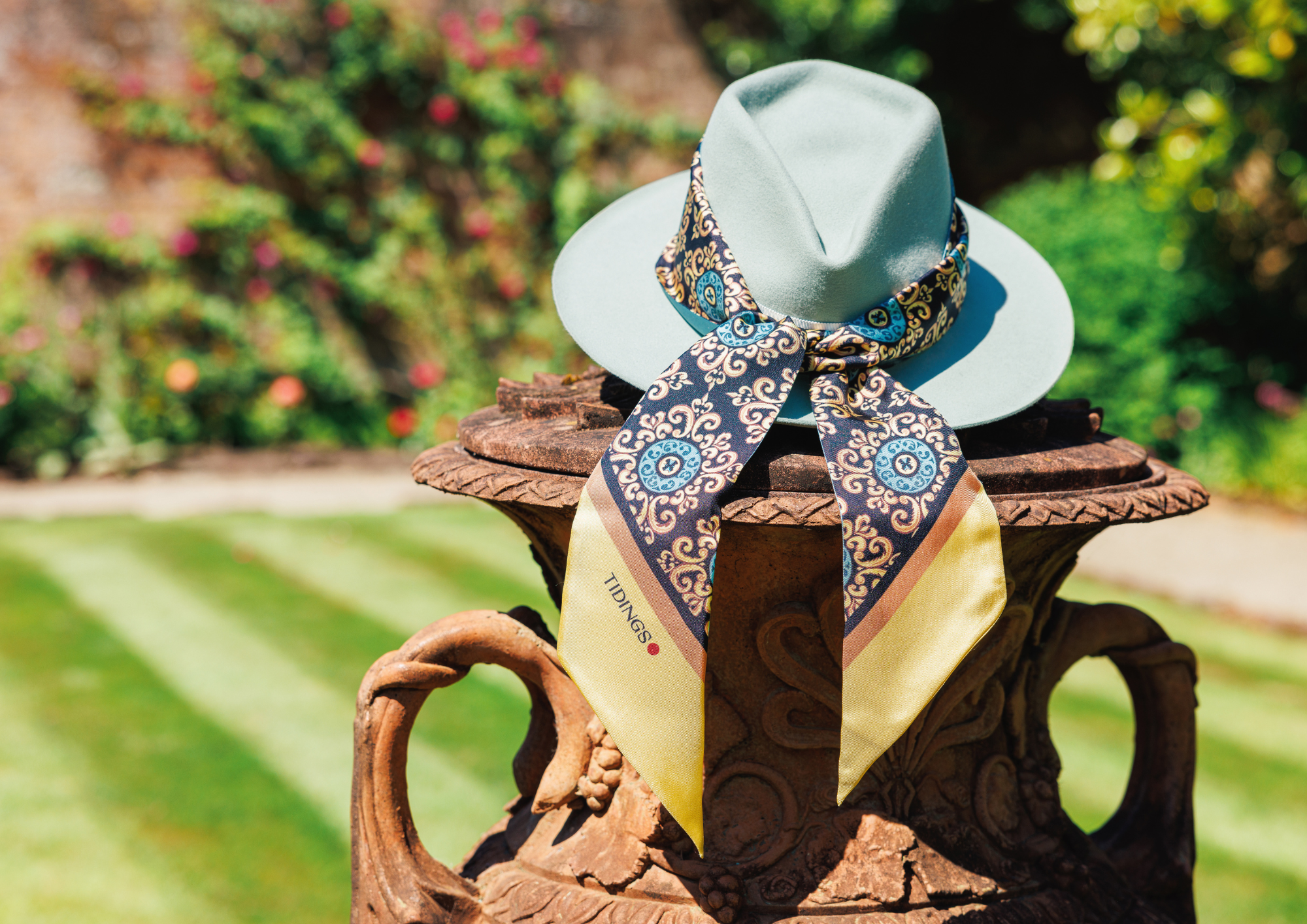 Dromoland Dreams Twilly - Teal Border