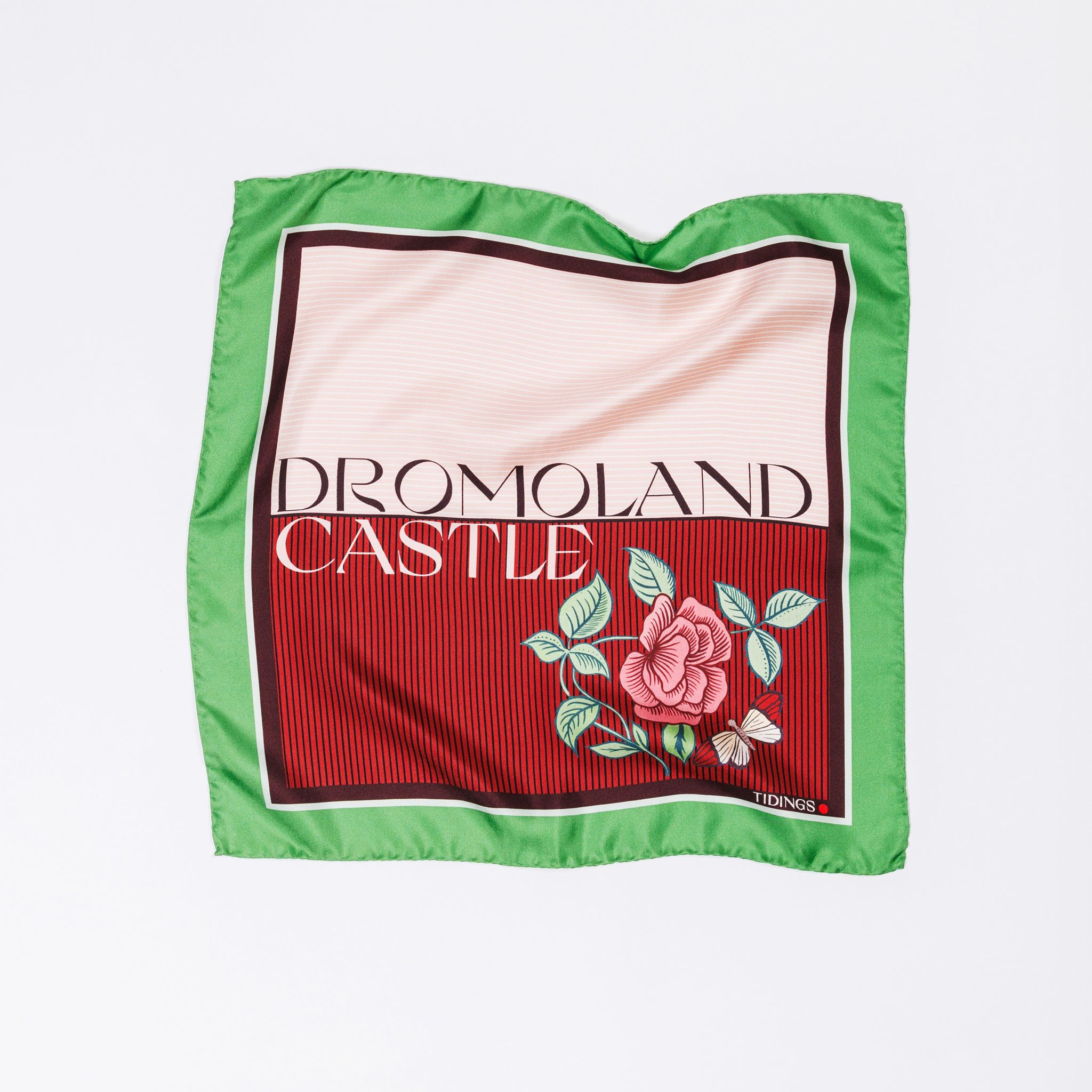 Dromoland Castles Ethel Rose Pocketsquare/Neckerchief