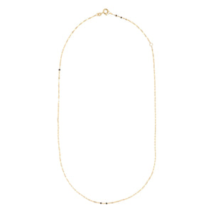9kt Gold Diamond Cut Chain Necklace