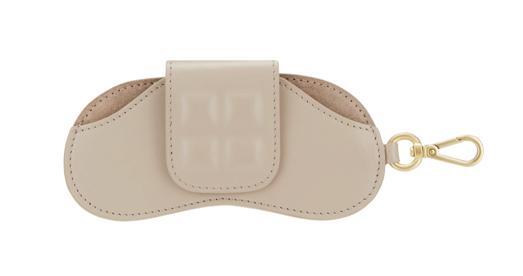 Clip On Glasses Case Taupe