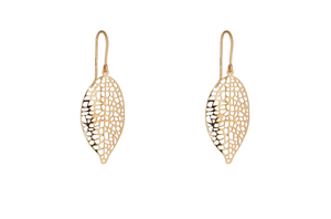 9kt Gold Leaf Earrings