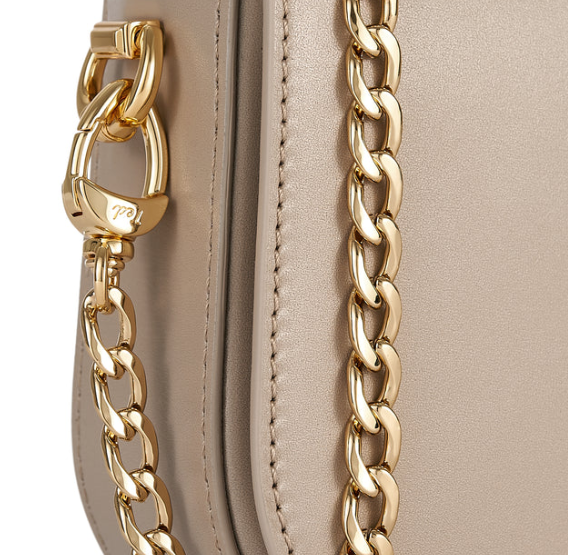 TED 1942 Mini Crossbody Door Bag - Taupe