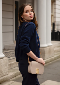 TED 1942 Mini Crossbody Door Bag - Taupe