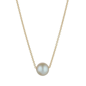9kt Gold Freshwater Pearl Pendant Necklace