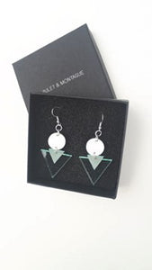 Glass Arrow Earring