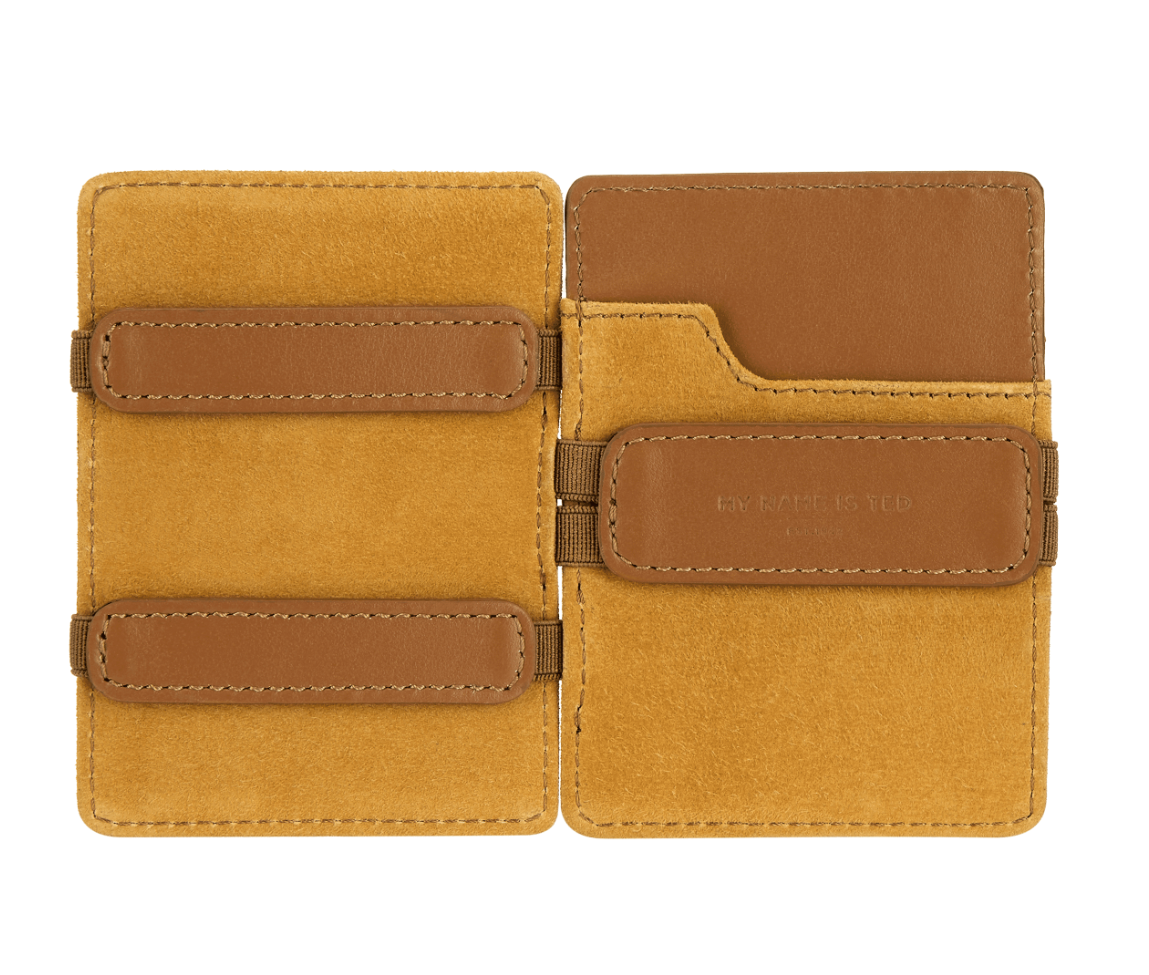 Magic Wallet Tuscan Tan with Luxury Suede