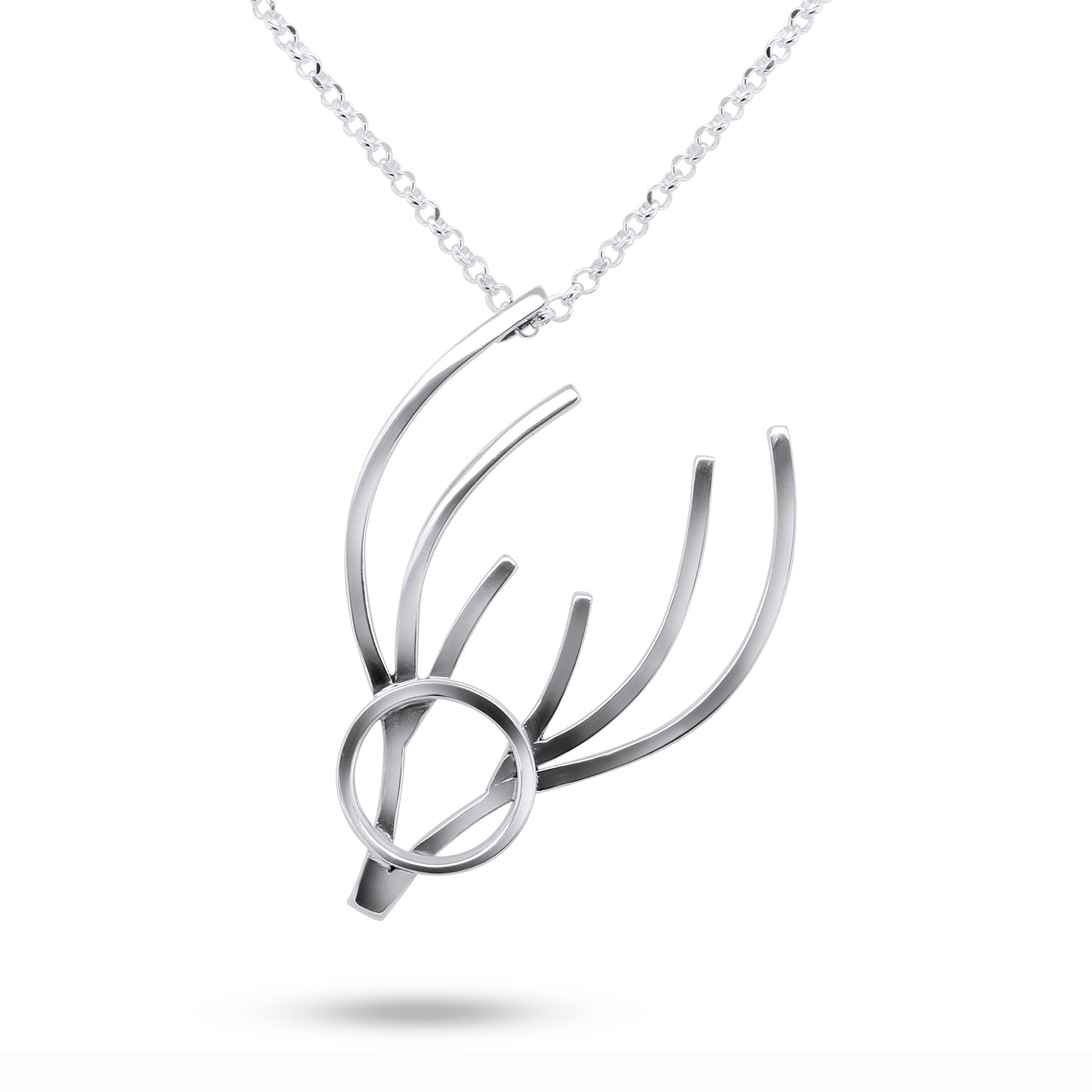 Silver Stag Pendant